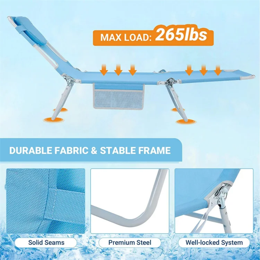 ErgoLounge™ All-in-One Reading & Sunbathing Lounger - Family Nest