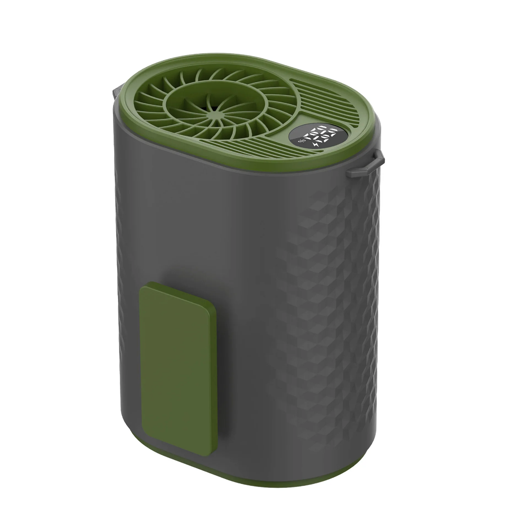 "2 pieces "Ultra-Portable Waist Fan with Integrated LED & Personal Cooling - Family Nest