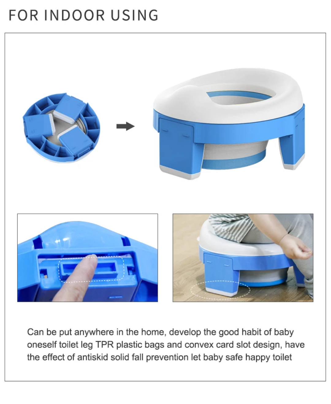 Portable & Foldable Potty Training Seat: 2-in-1 Travel Toilet for Kids - Family Nest