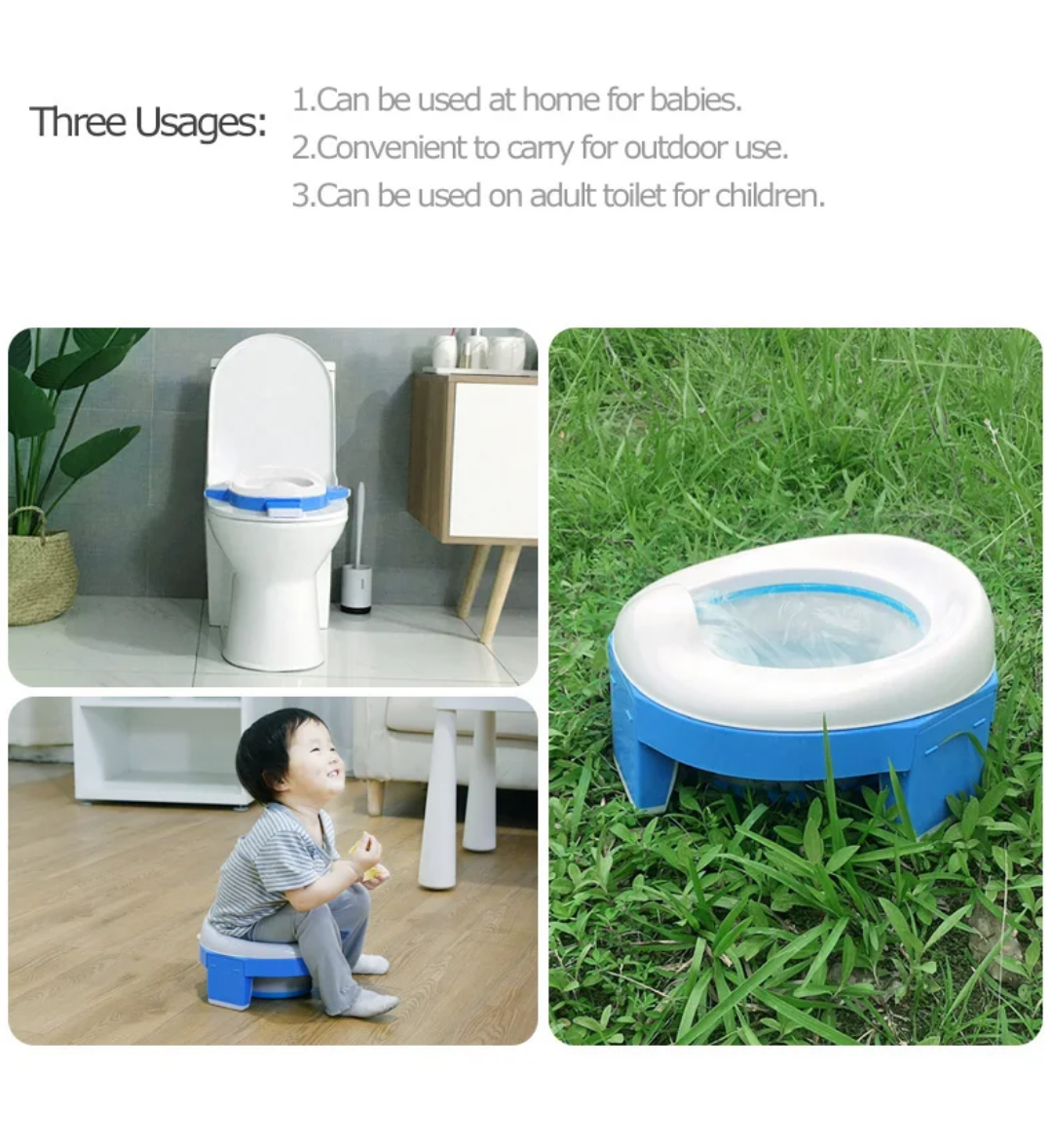 Portable & Foldable Potty Training Seat: 2-in-1 Travel Toilet for Kids - Family Nest