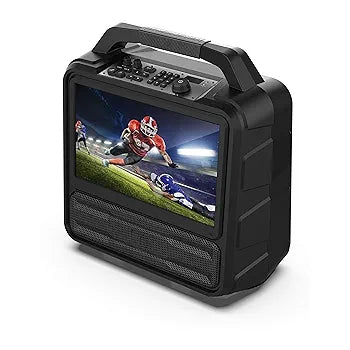Monster Vision 2: Portable 15.6" HD TV & Bluetooth Speaker | All-in-One Outdoor Entertainment System