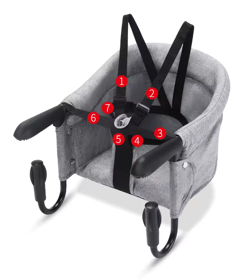 Portable & Foldable Baby Feeding Chair: Travel Highchair Booster Seat - Family Nest