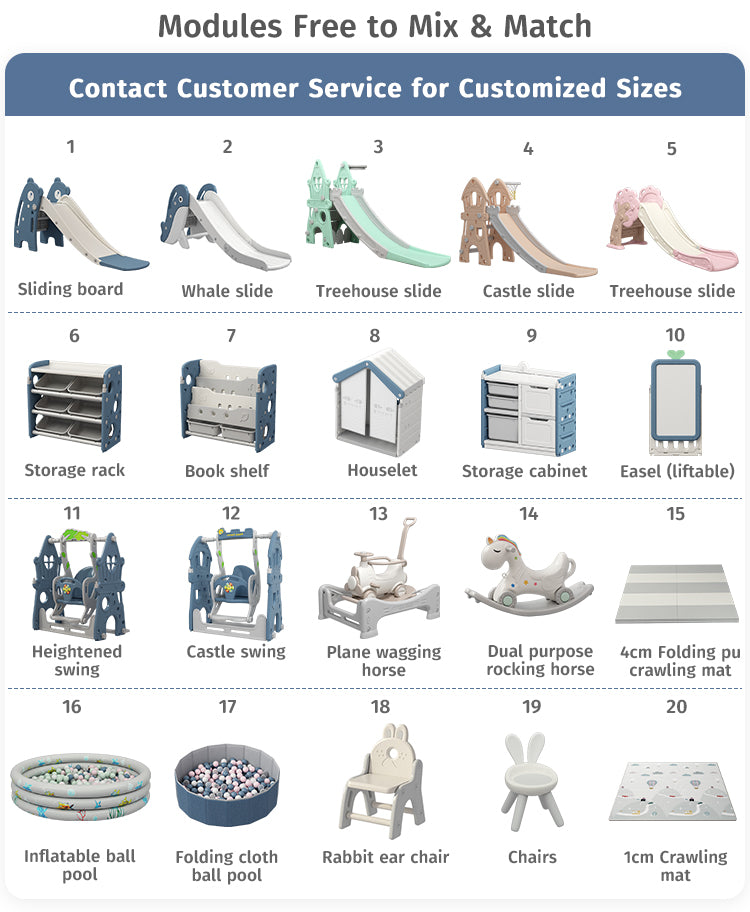 The PlayScape™ | Your Customizable Modular Play & Learn Haven - Family Nest