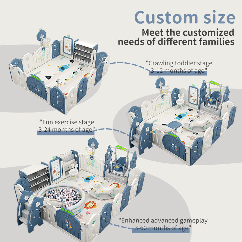 The PlayScape™ | Your Customizable Modular Play & Learn Haven - Family Nest
