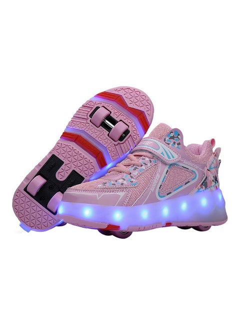 "ORIGINAL "  GlideShift™ | 2-in-1 LED Light-Up Roller Sneakers - Family Nest