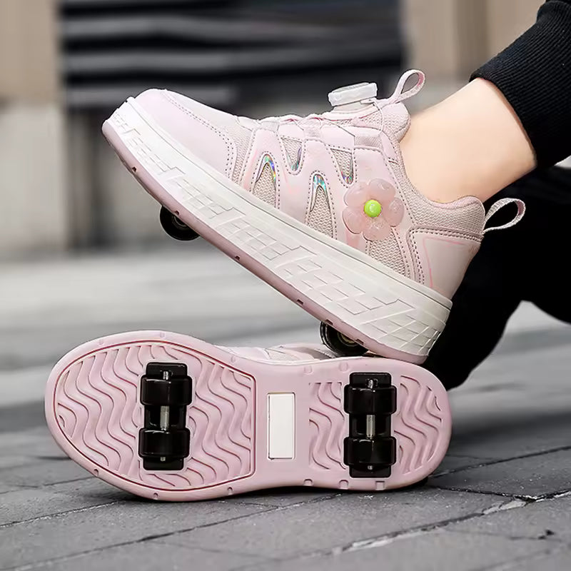 "ORIGINAL "  GlideShift™ | 2-in-1 LED Light-Up Roller Sneakers - Family Nest