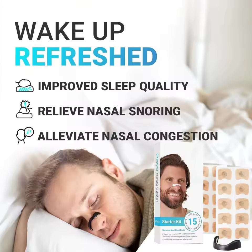 Advanced Anti-Snore Nasal Dilator Kit for Enhanced Sleep & Clear Breathing - Family Nest
