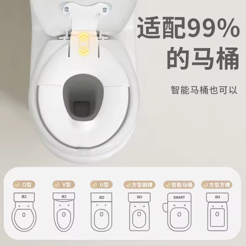 Secure & Foldable Potty Training Seat: Space-Saving Toilet Reducer for Kids - Family Nest