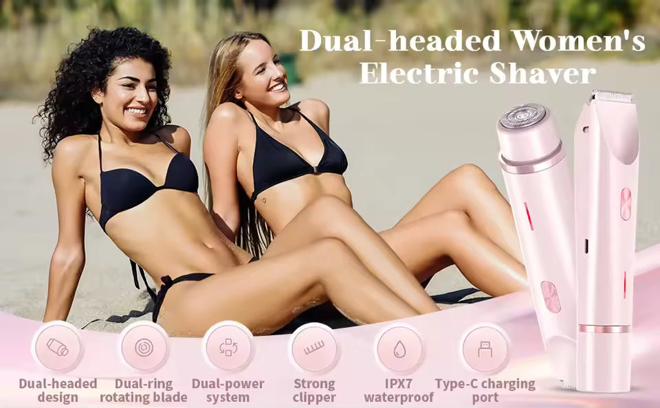 Aura Glide™ - 2-in-1 Body & Facial Shaver