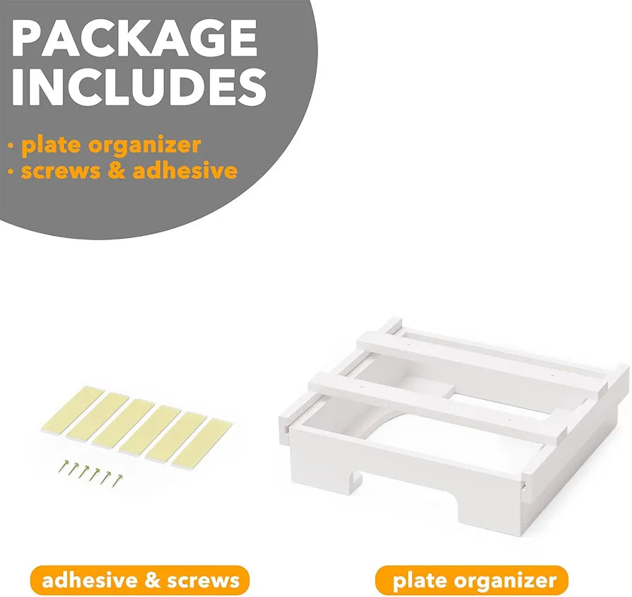 LuxeStack™ | Under-Cabinet Paper Plate Dispenser