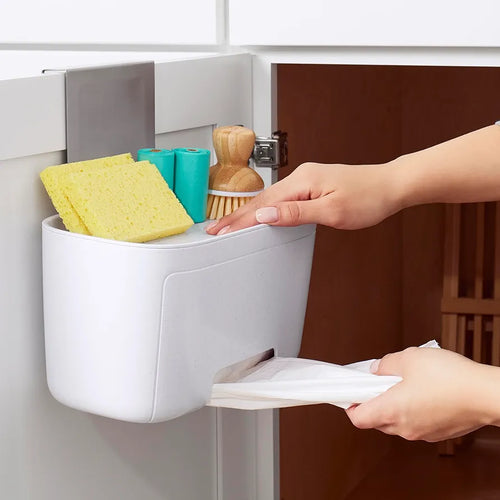 DoorDash™ | 2-in-1 Cabinet Bag Dispenser & Caddy