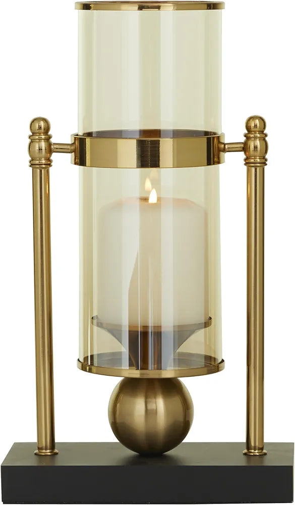 Elysian Gold Hurricane Lamp