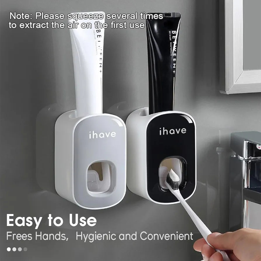 Luxury Automatic Toothpaste Dispenser – Wall Mounted & Touchless Hygiene for the Modern Bathroom